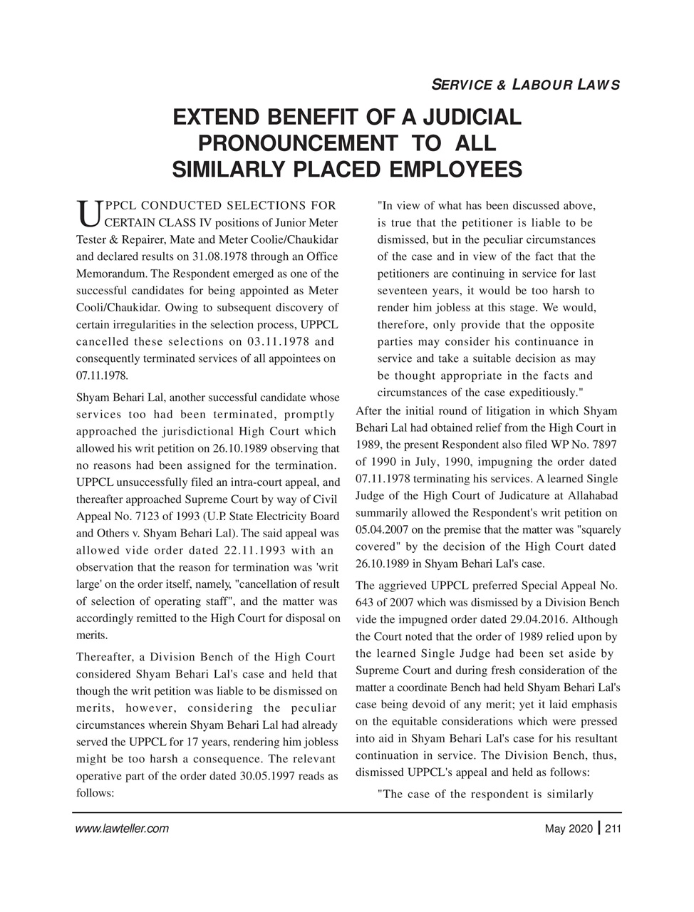 Lawteller – A Legal Awareness Magazine Preview Pages
