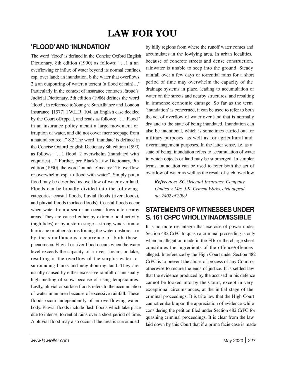 Lawteller – A Legal Awareness Magazine Preview Pages