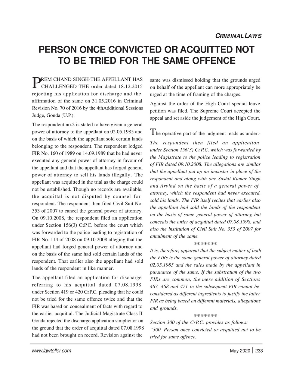 Lawteller – A Legal Awareness Magazine Preview Pages