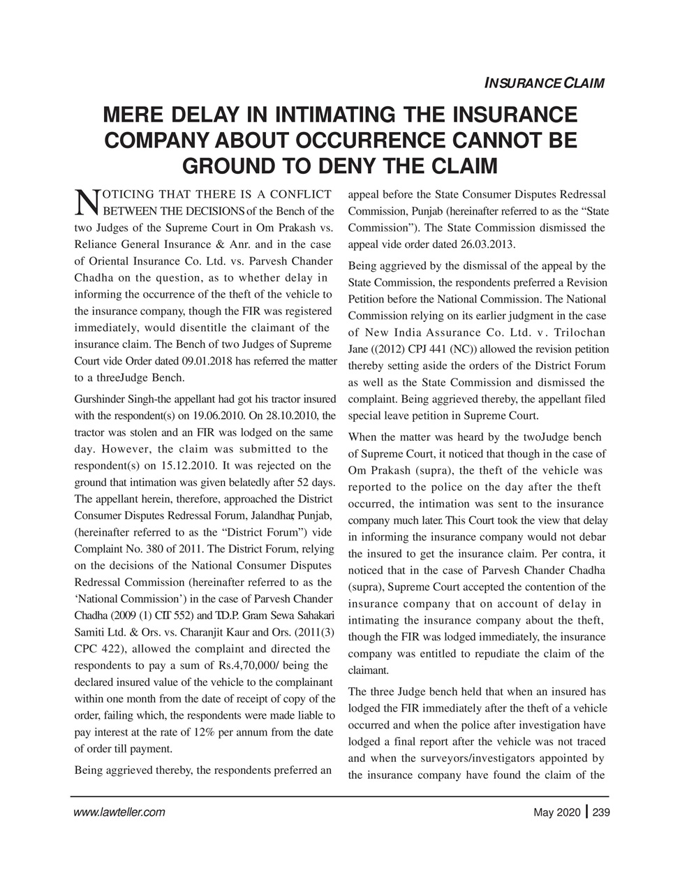 Lawteller – A Legal Awareness Magazine Preview Pages