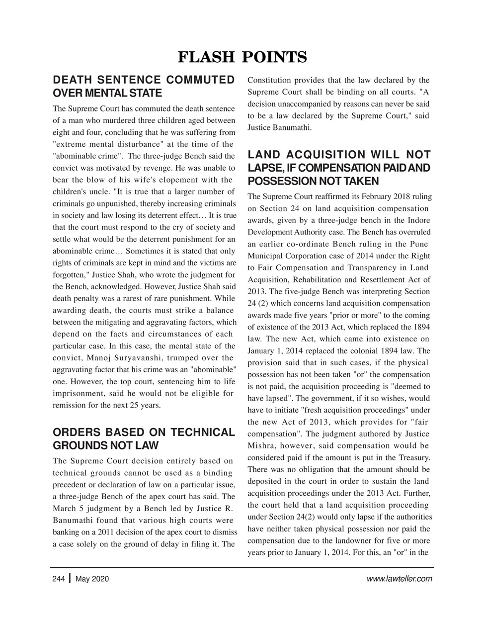 Lawteller – A Legal Awareness Magazine Preview Pages