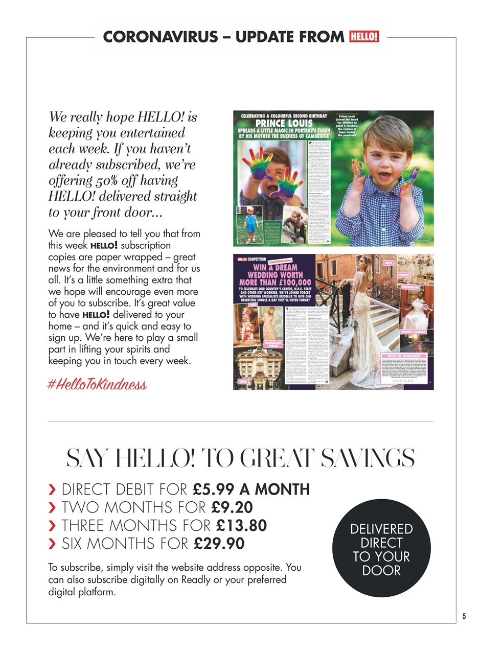 Hello! Magazine Preview Pages