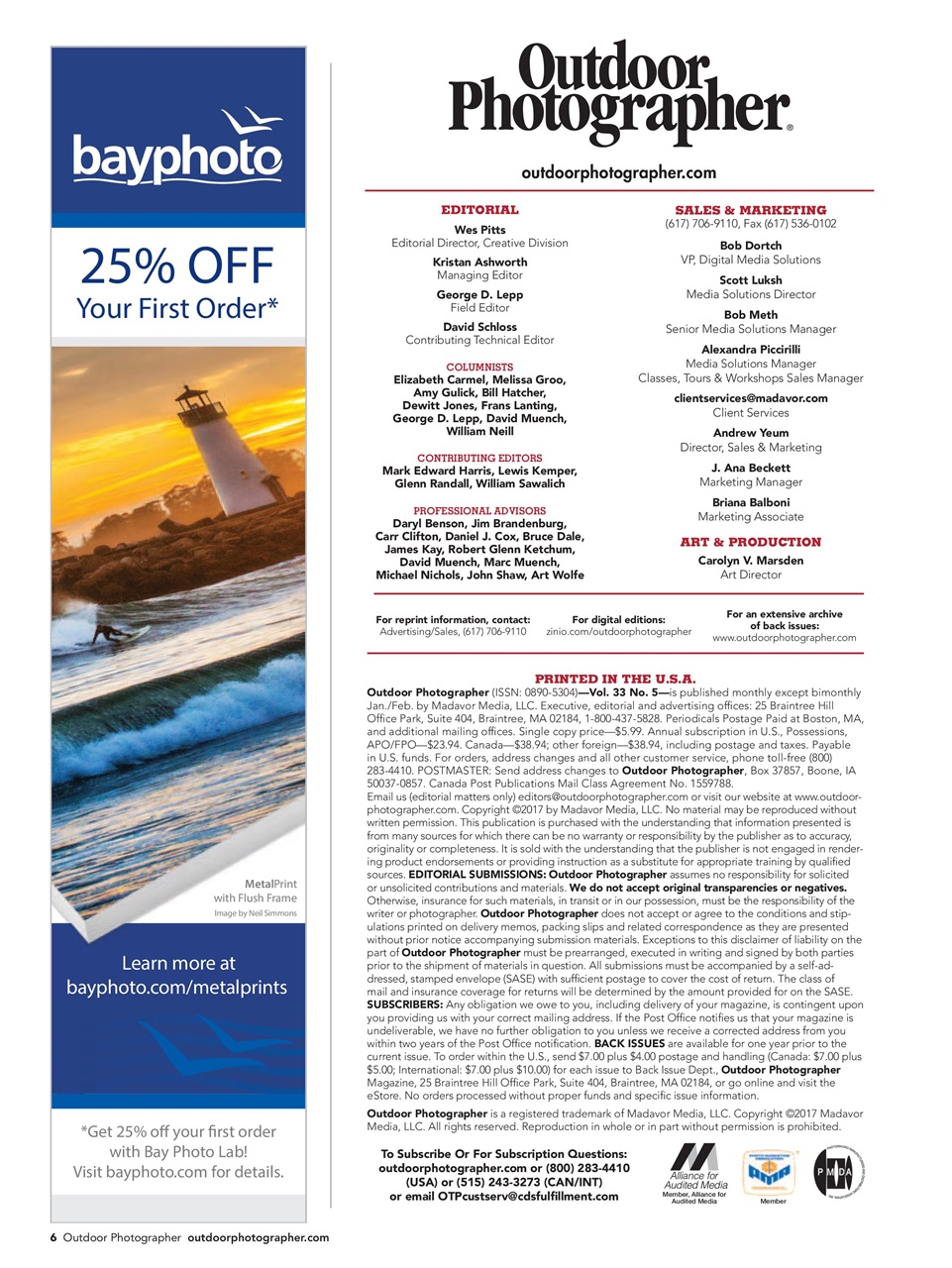 Outdoor Photographer Preview Pages