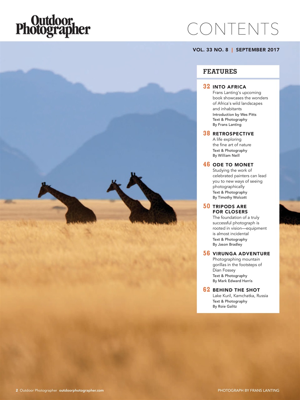 Outdoor Photographer Preview Pages