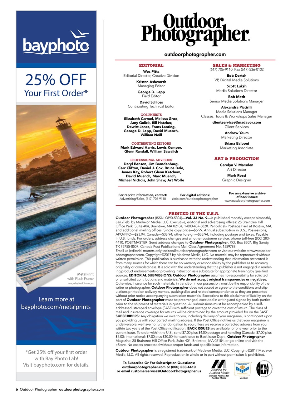 Outdoor Photographer Preview Pages