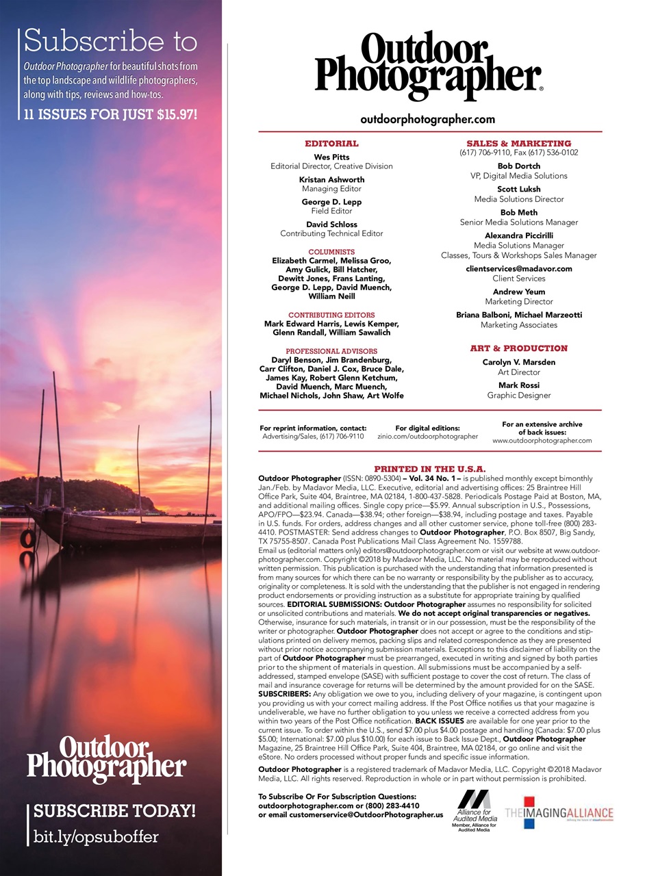 Outdoor Photographer Preview Pages