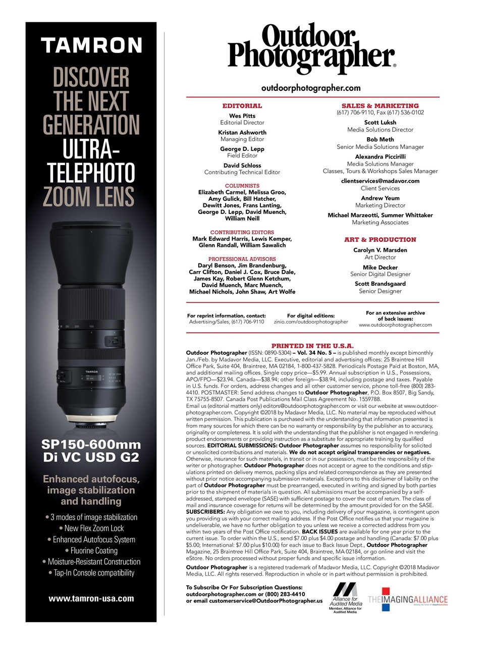 Outdoor Photographer Preview Pages