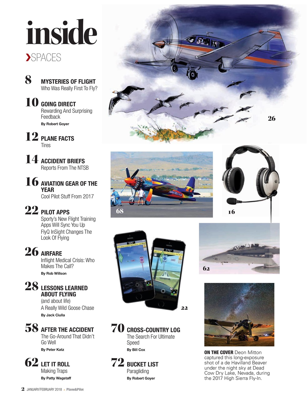 Plane & Pilot Preview Pages