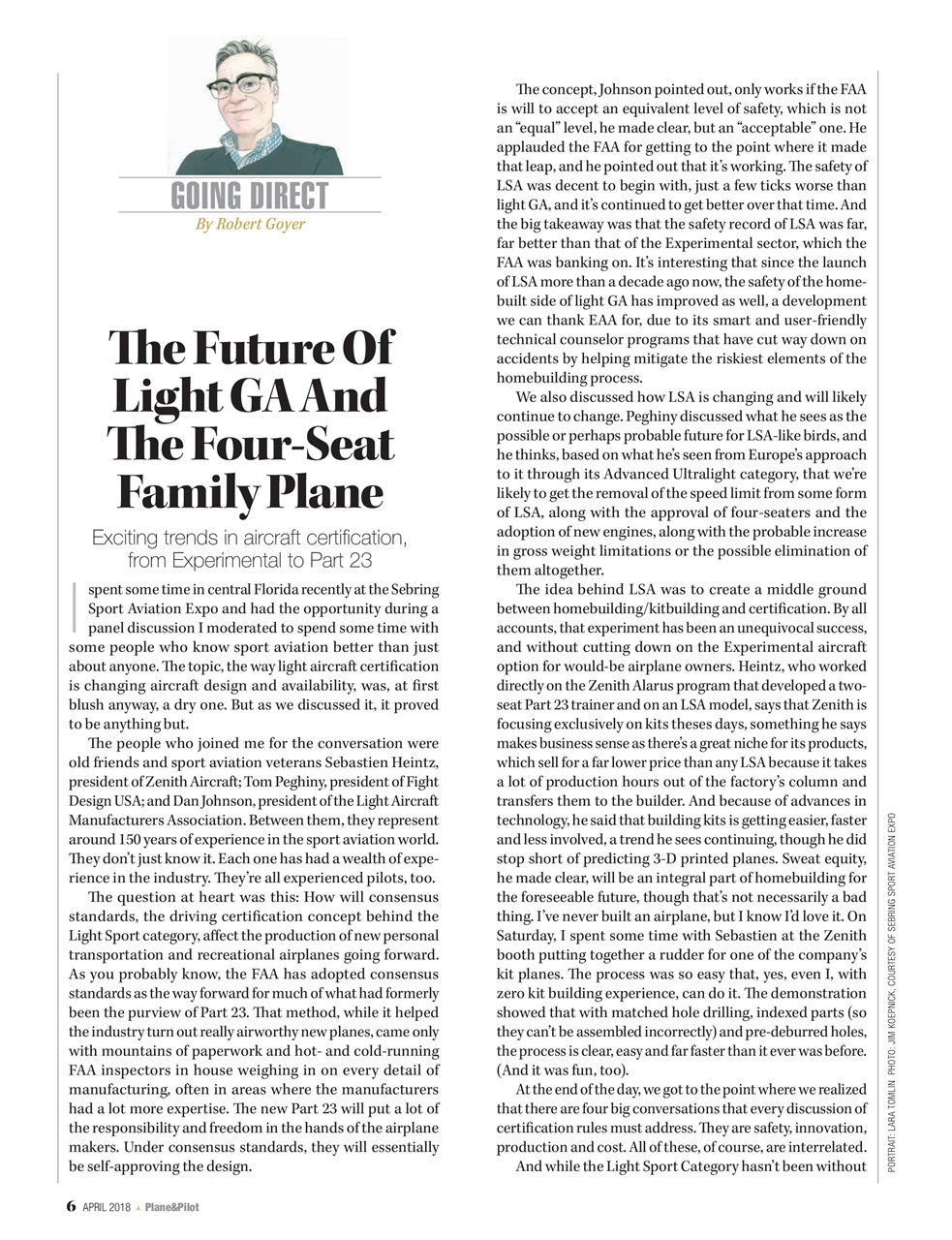 Plane & Pilot Preview Pages