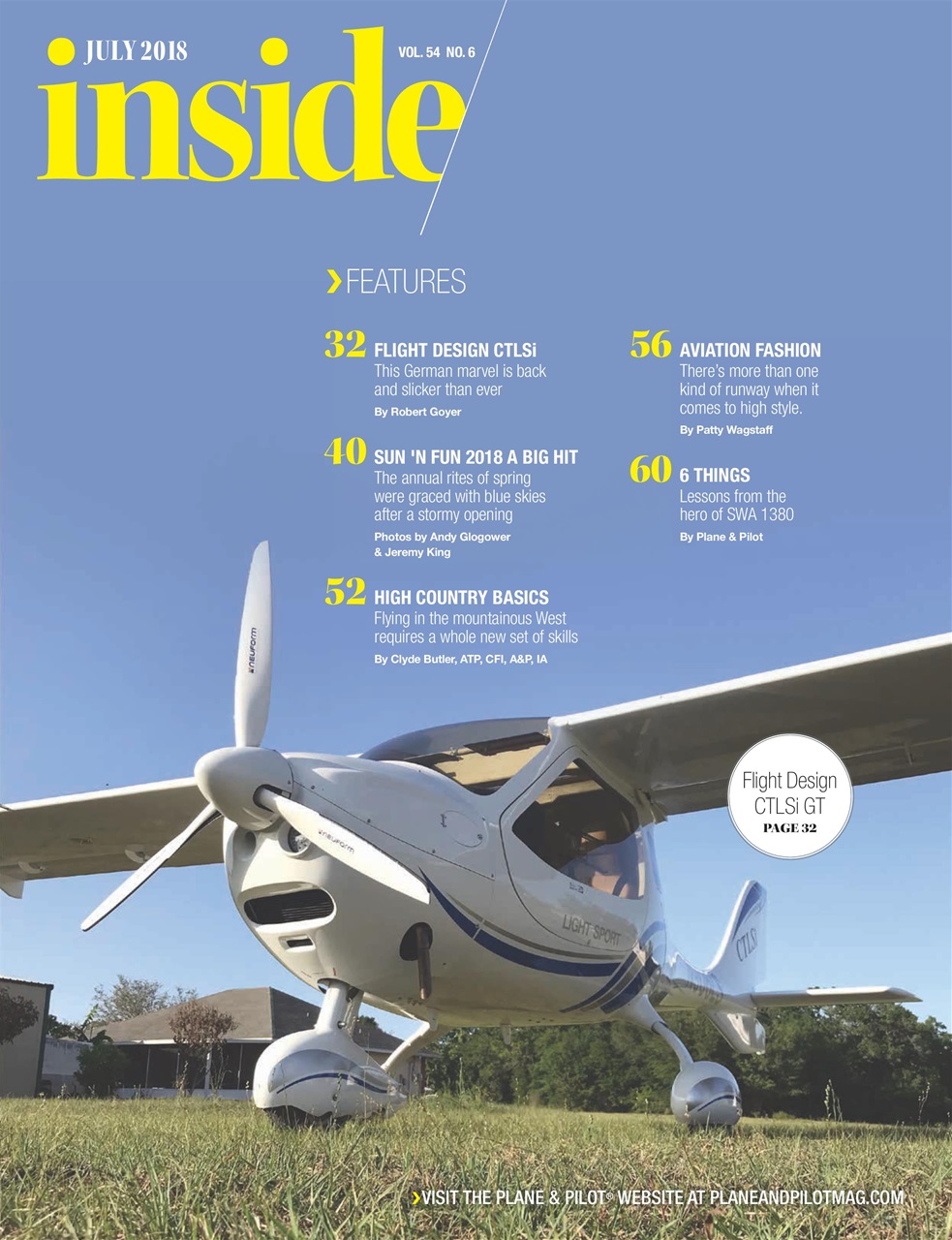Plane & Pilot Preview Pages