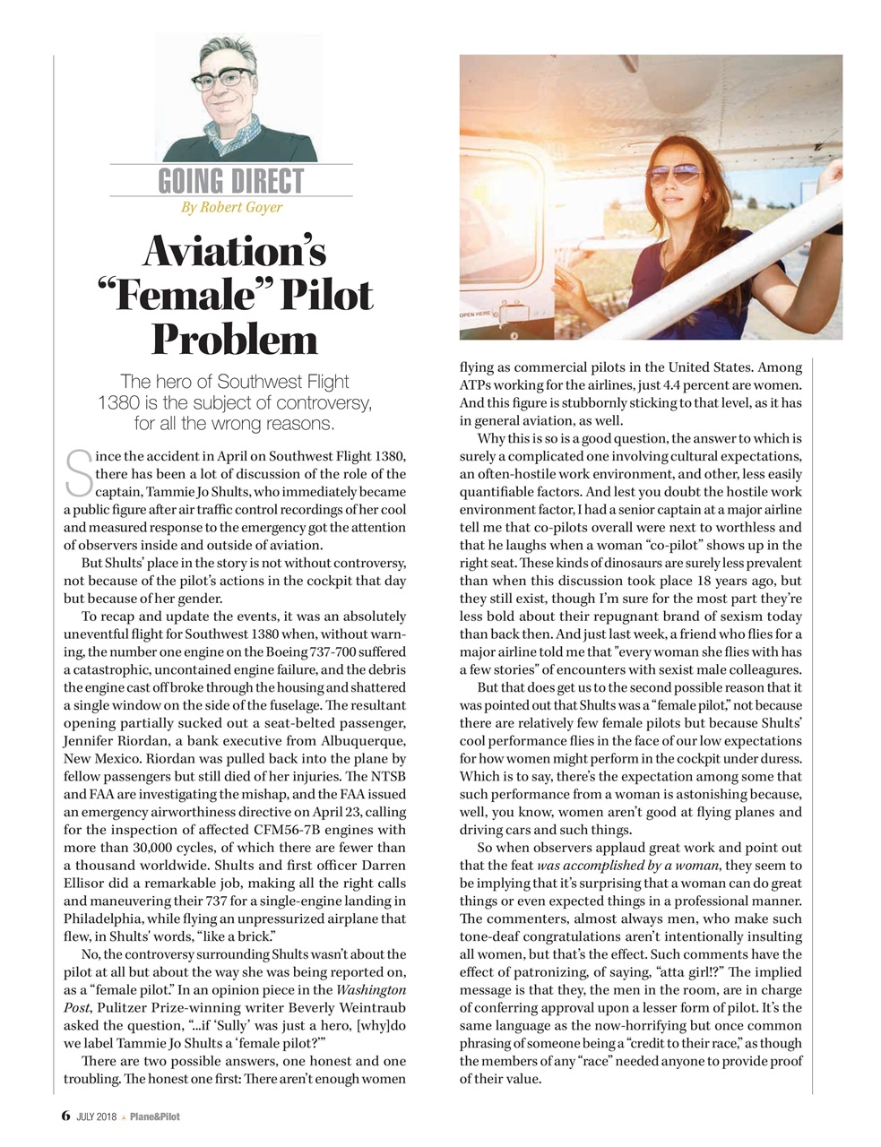 Plane & Pilot Preview Pages