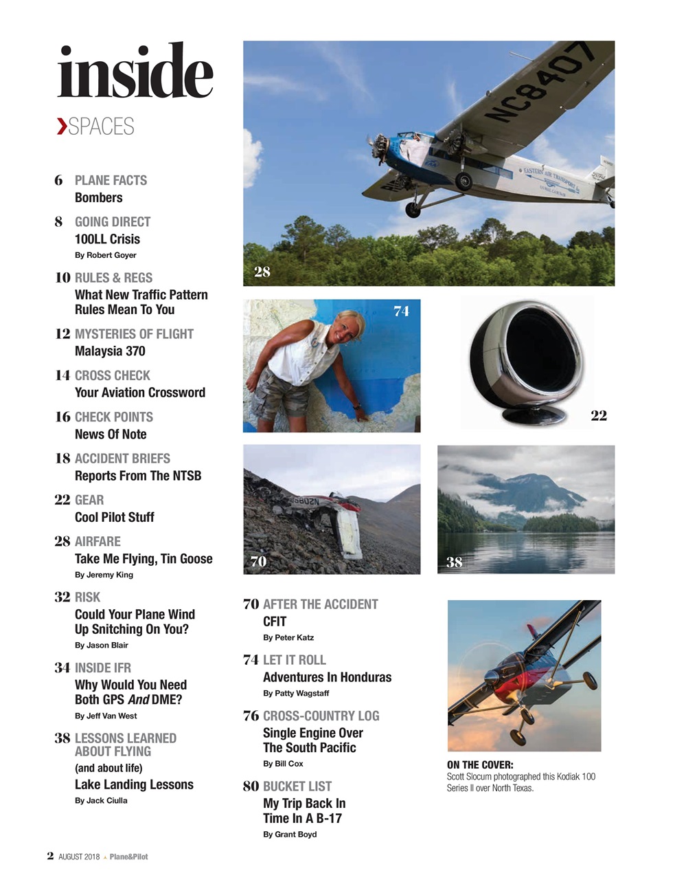 Plane & Pilot Preview Pages