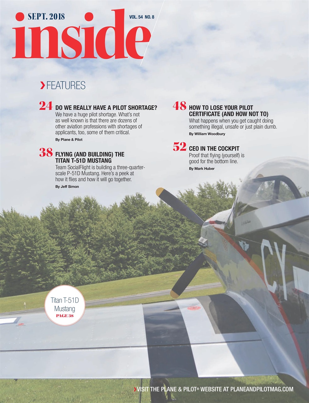 Plane & Pilot Preview Pages