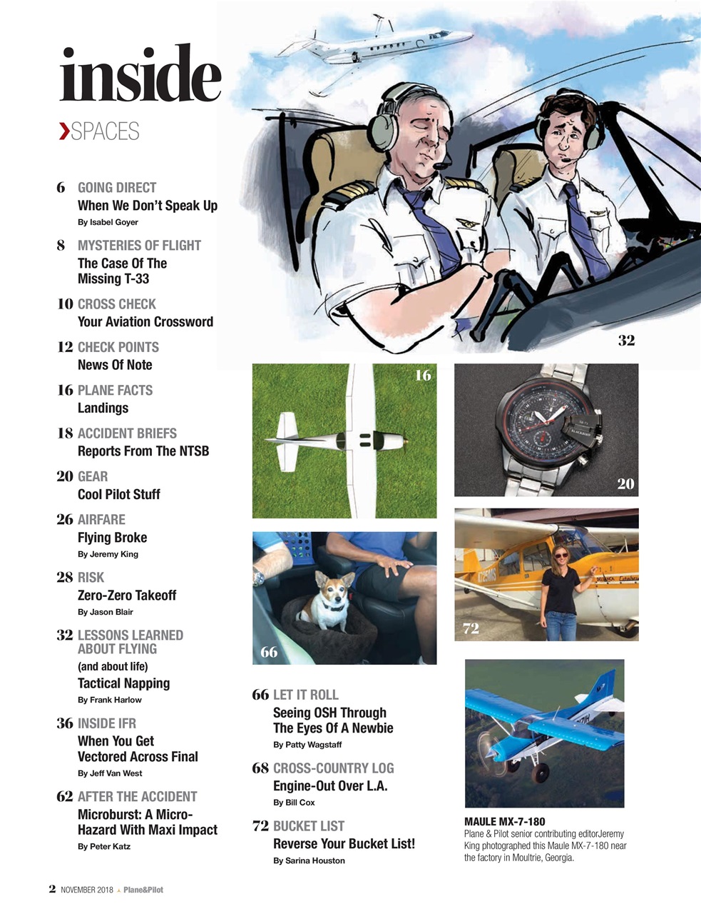 Plane & Pilot Preview Pages