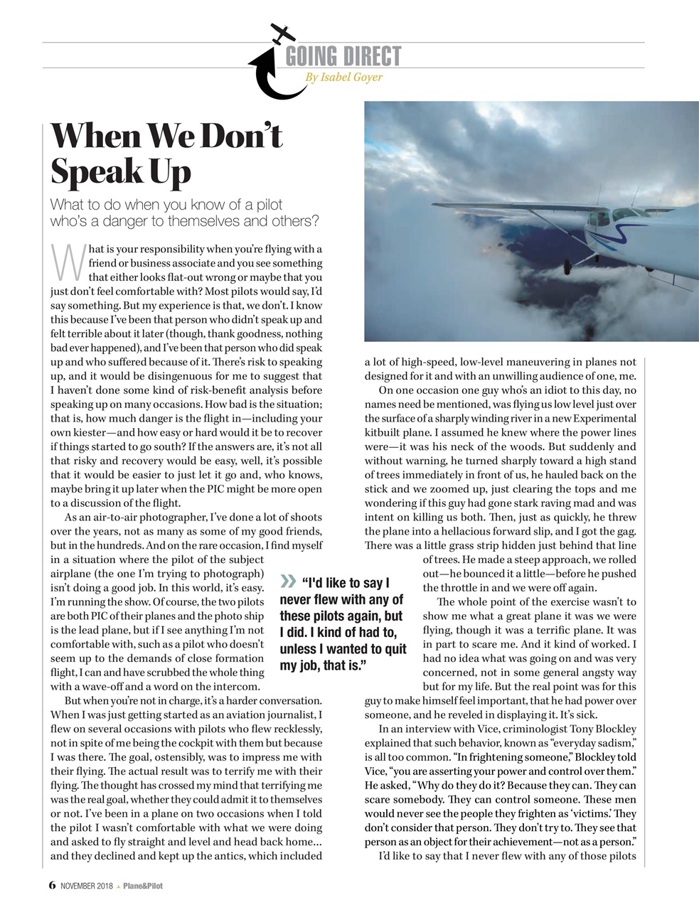 Plane & Pilot Preview Pages