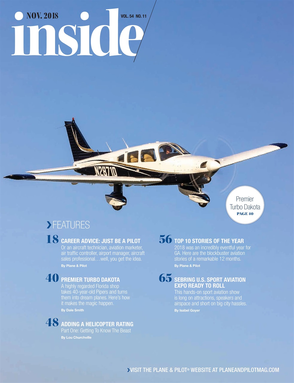 Plane & Pilot Preview Pages