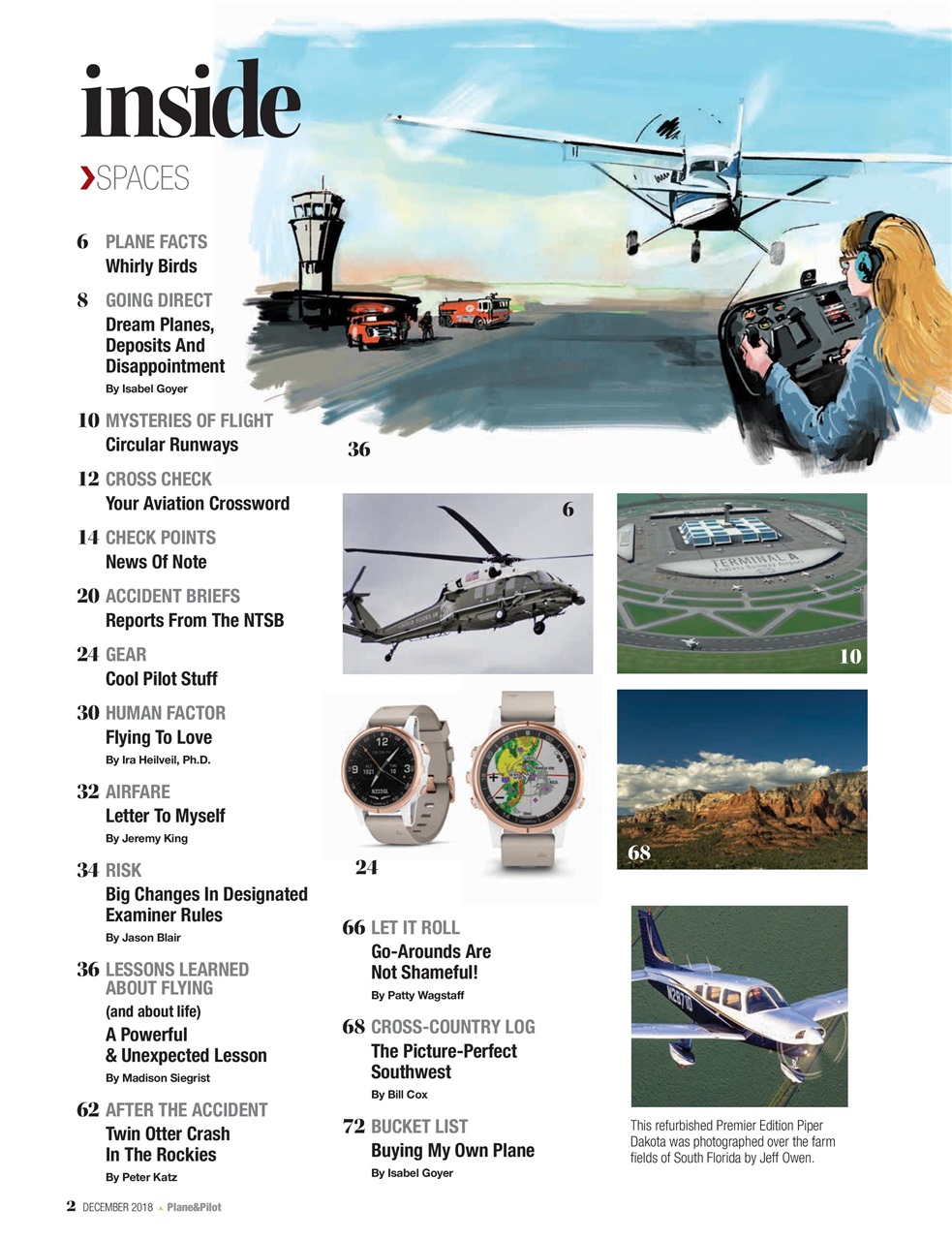 Plane & Pilot Preview Pages