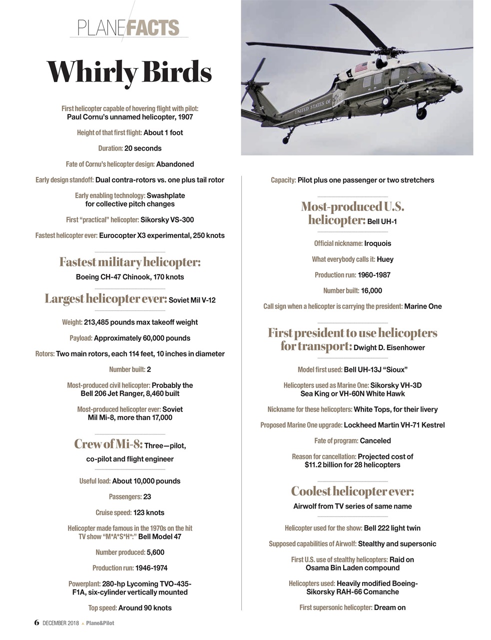 Plane & Pilot Preview Pages