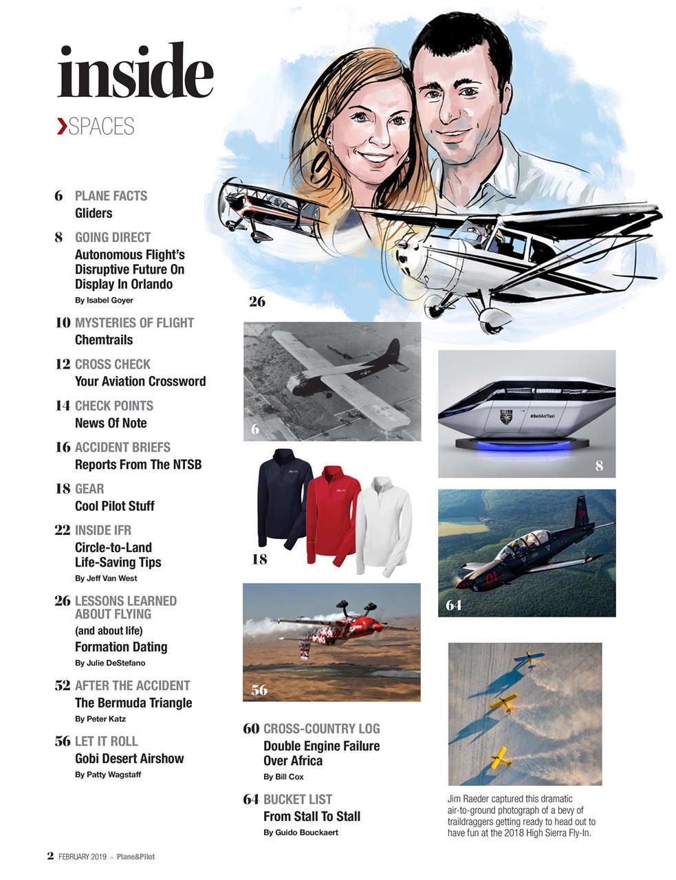 Plane & Pilot Preview Pages