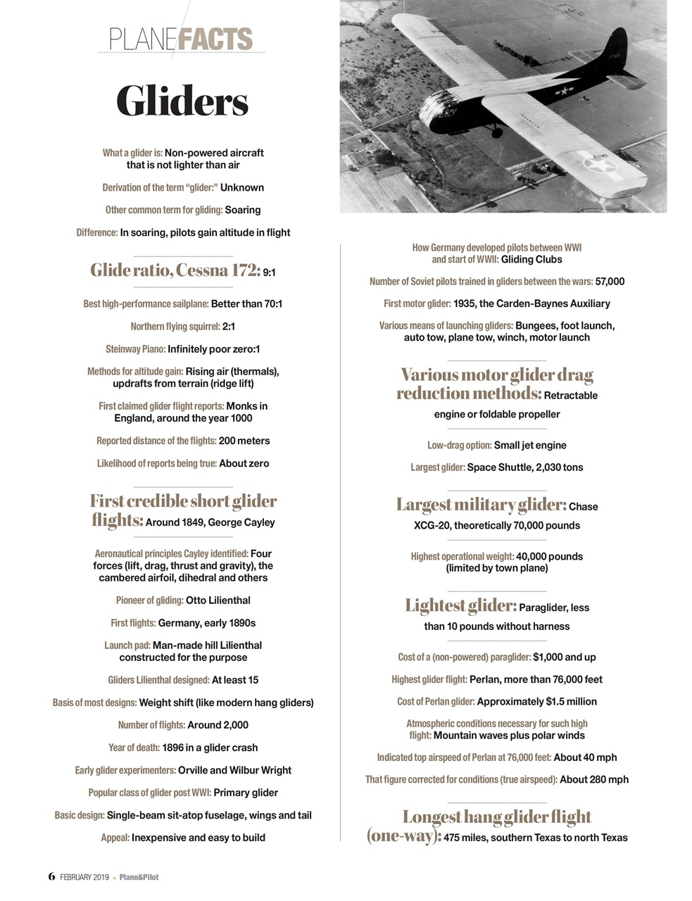 Plane & Pilot Preview Pages