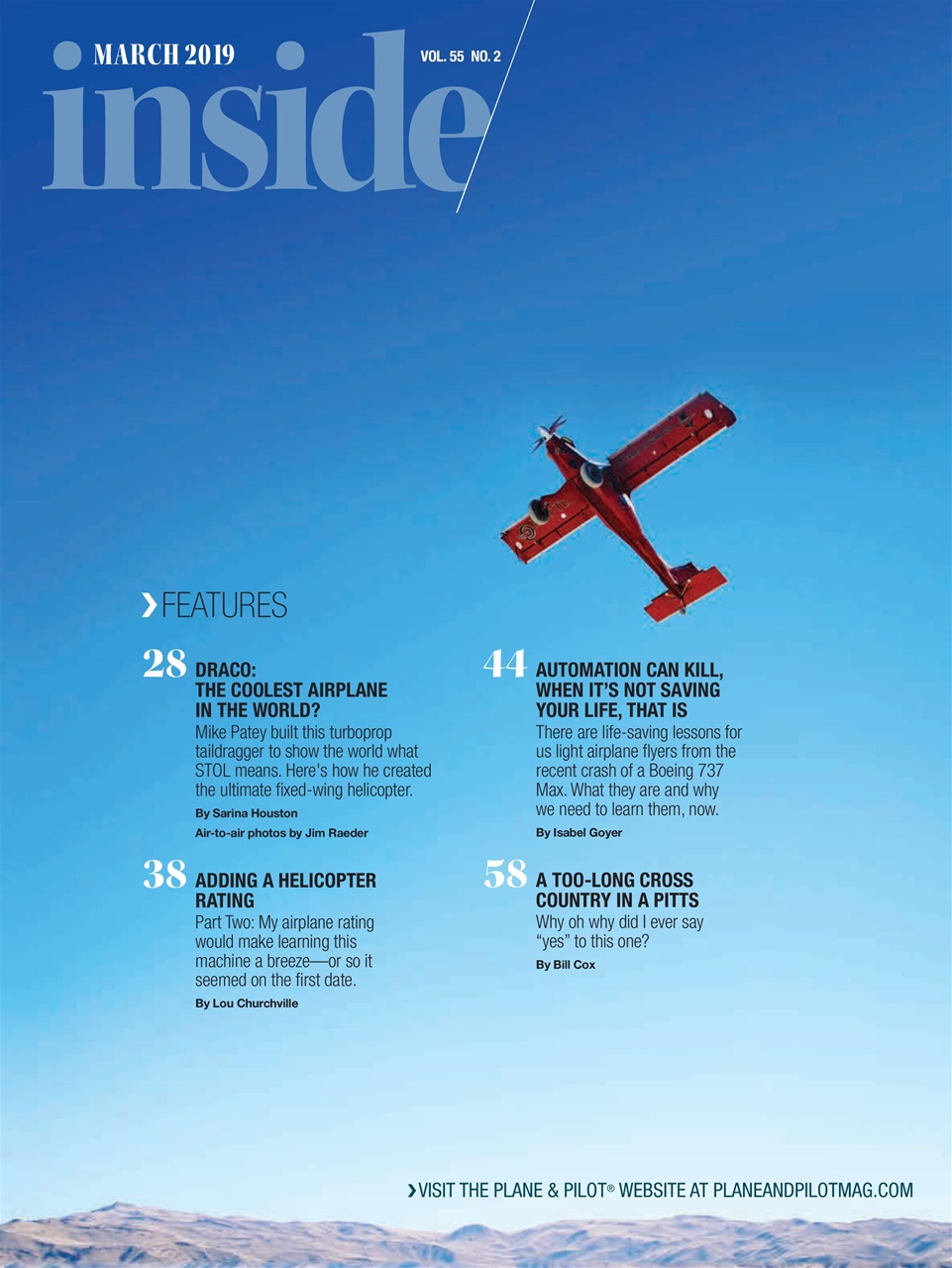 Plane & Pilot Preview Pages