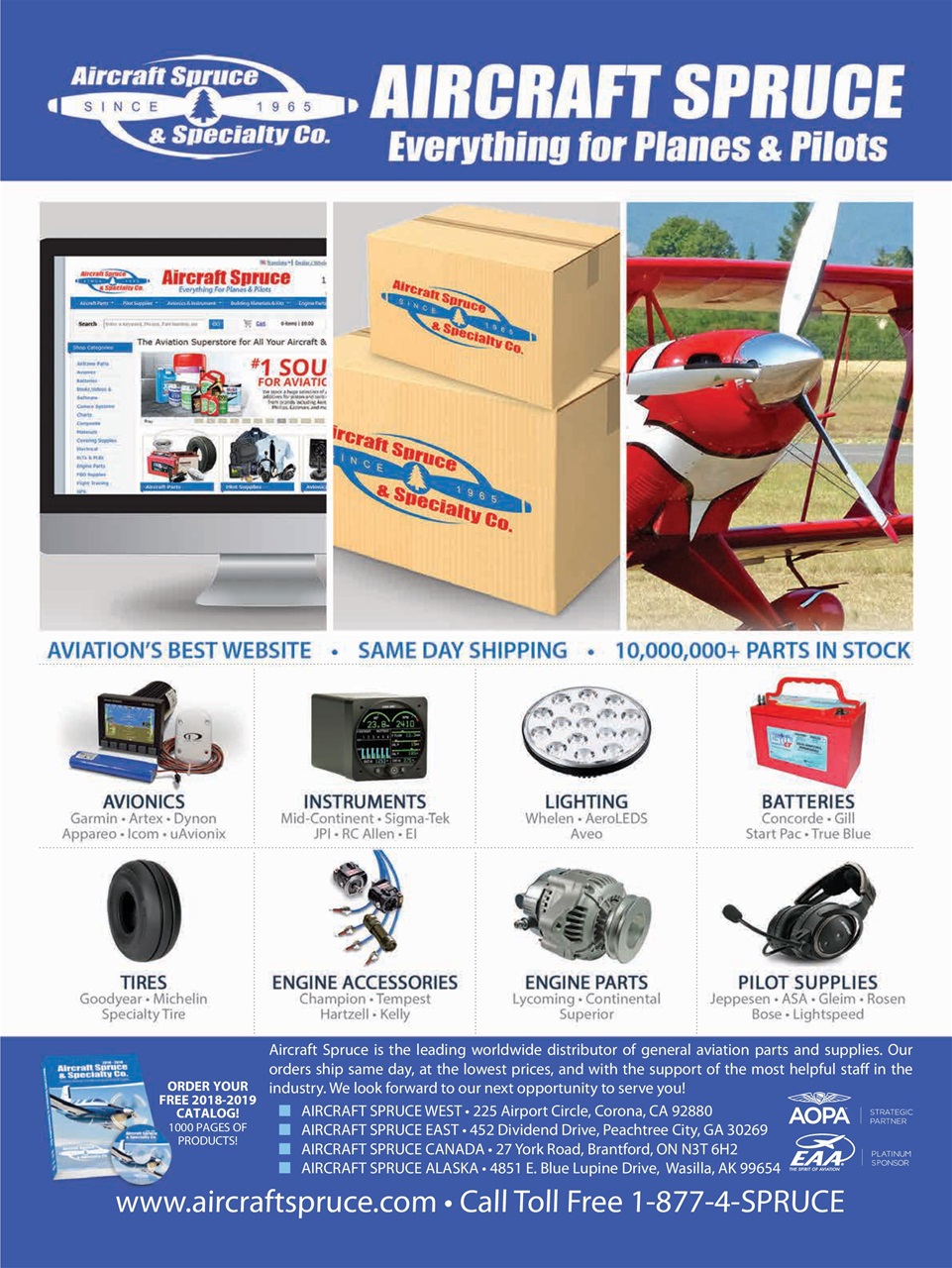 Plane & Pilot Preview Pages