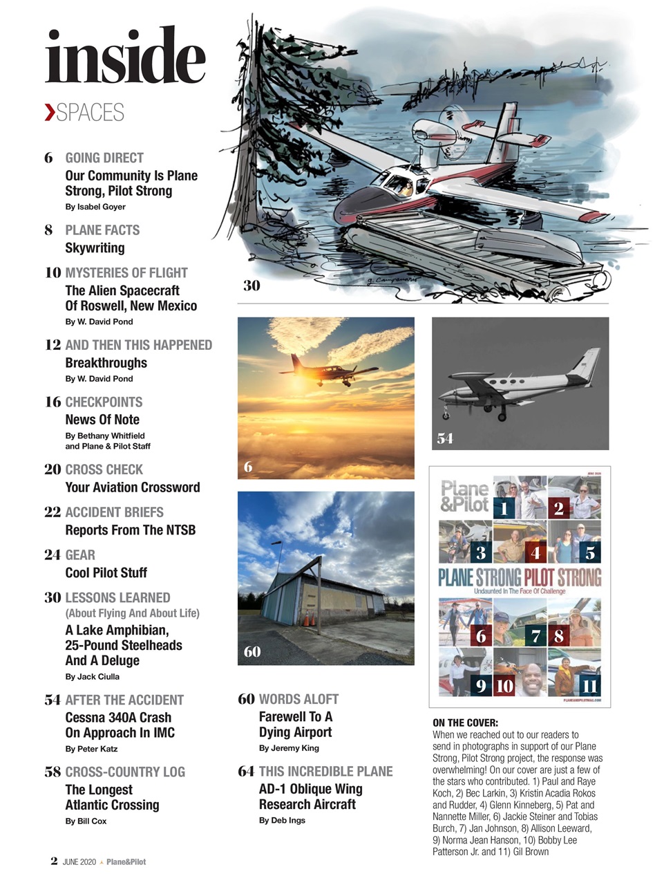 Plane & Pilot Preview Pages