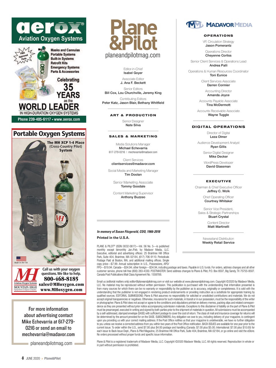 Plane & Pilot Preview Pages