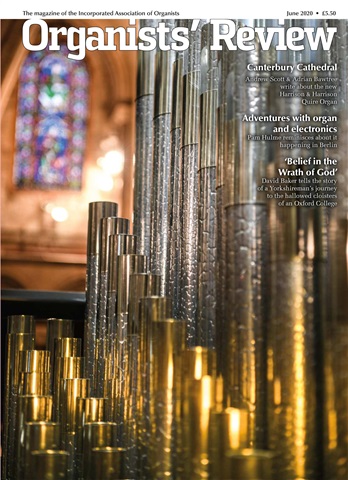 Organists' Review issue June 2020