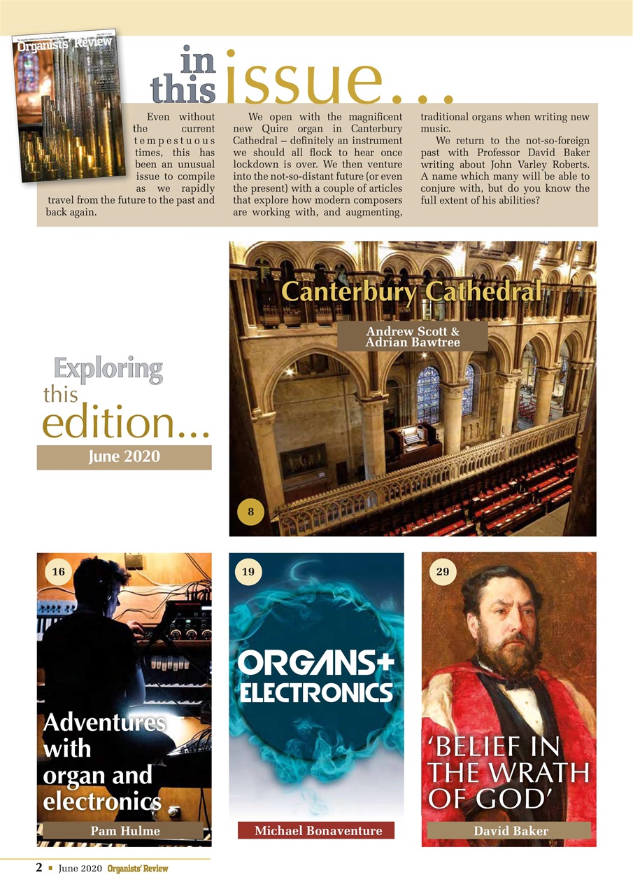 Organists' Review Preview Pages