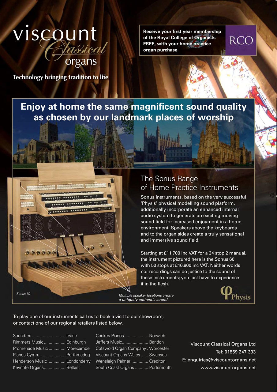 Organists' Review Preview Pages