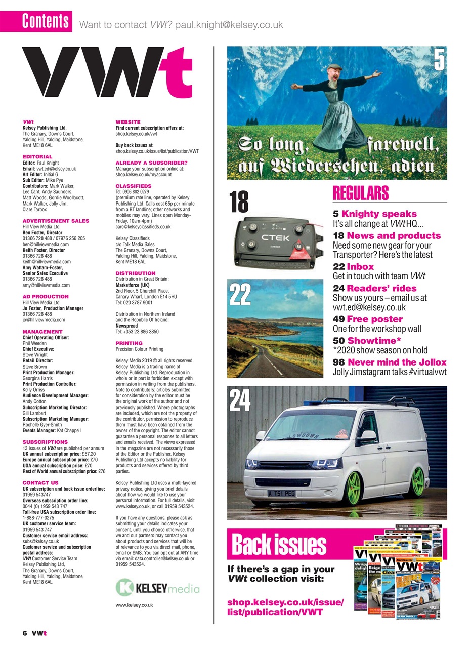 VWt Magazine Preview Pages