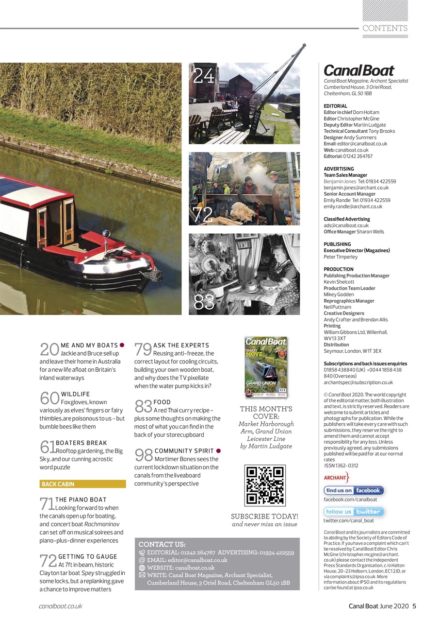 Canal Boat Preview Pages