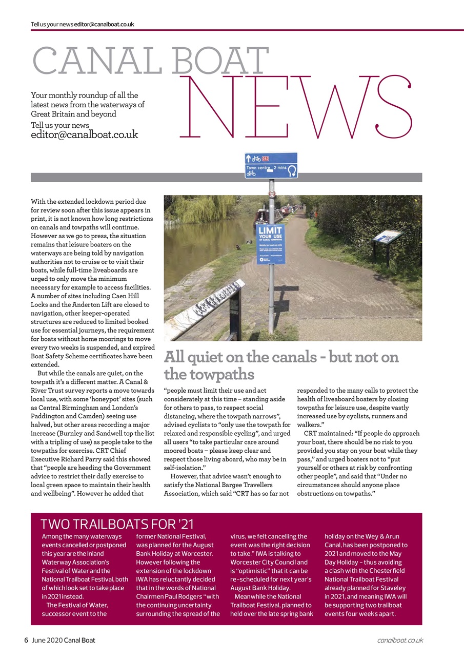 Canal Boat Preview Pages