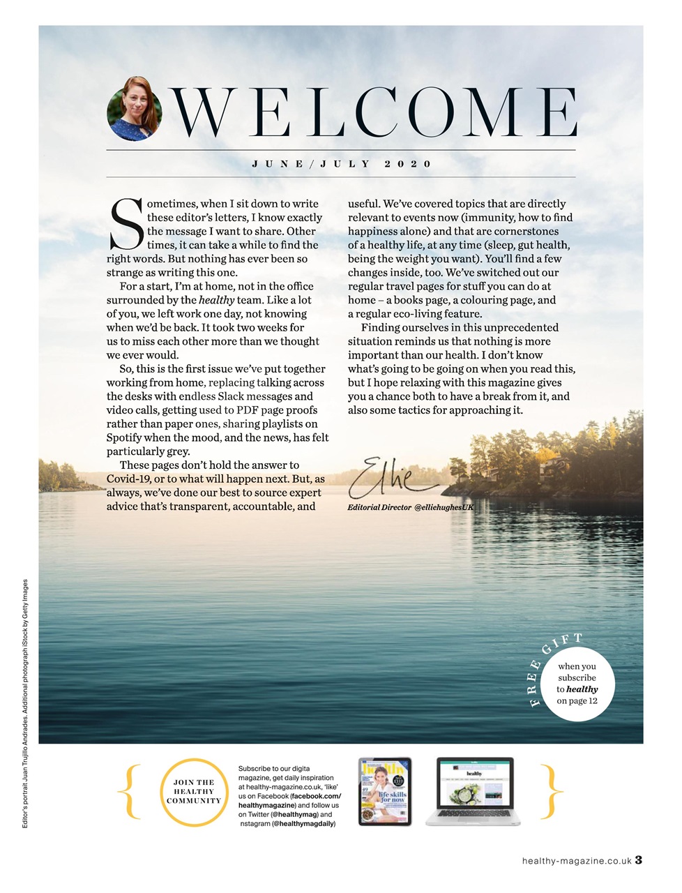 Healthy Magazine Preview Pages