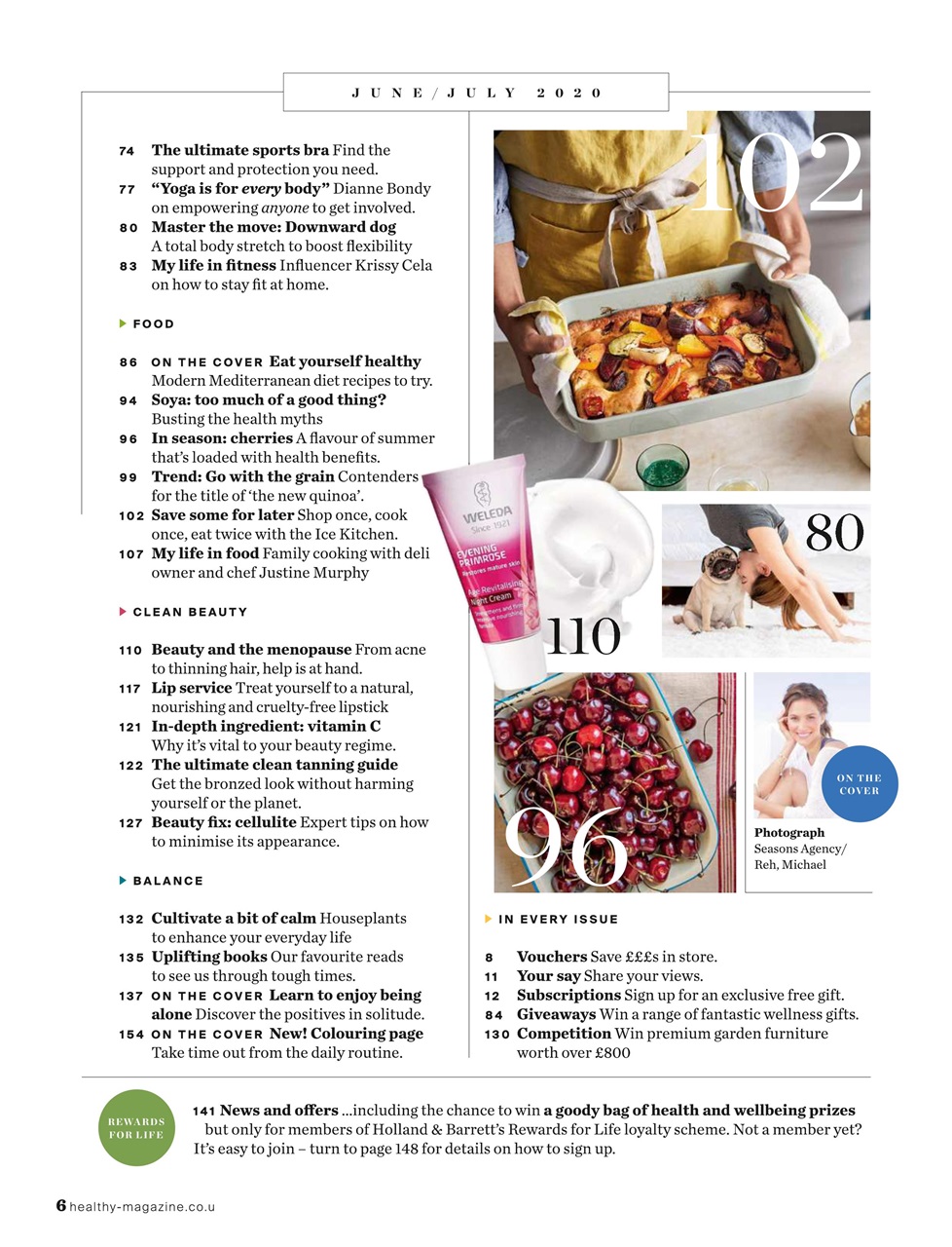 Healthy Magazine Preview Pages