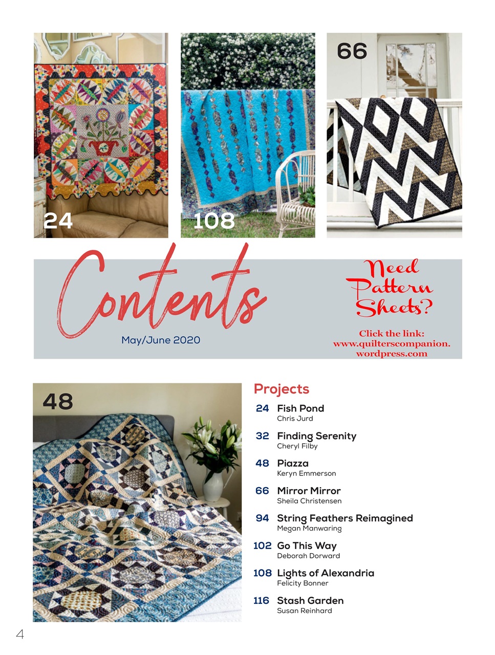 Quilters Companion Preview Pages