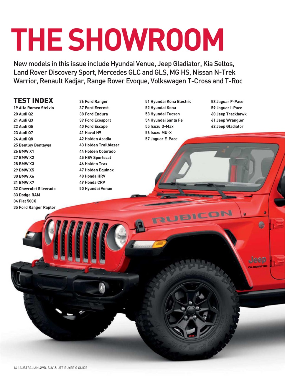 Australian 4WD and SUV Buyers Guide Preview Pages
