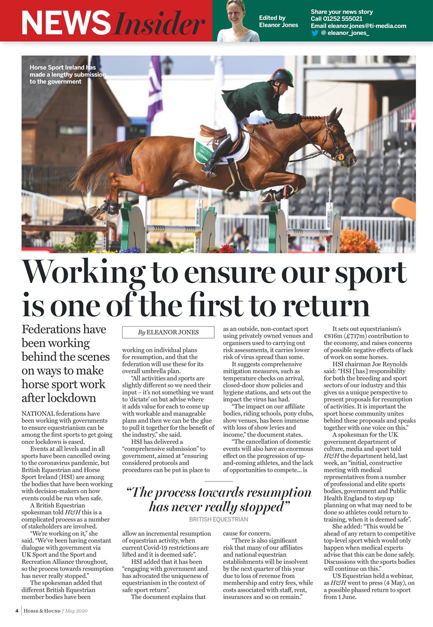 Horse & Hound Preview Pages