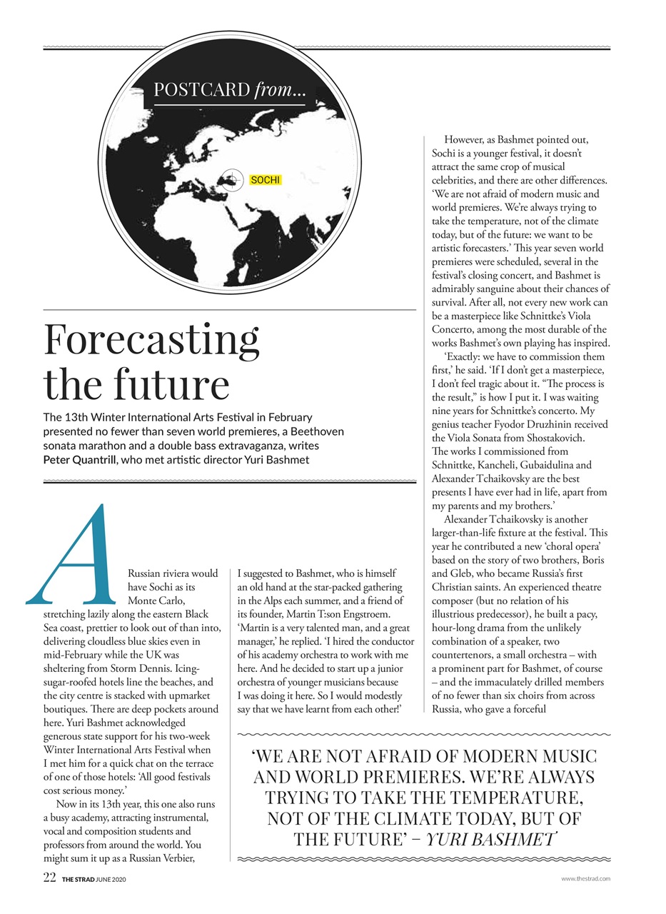 The Strad Preview Pages