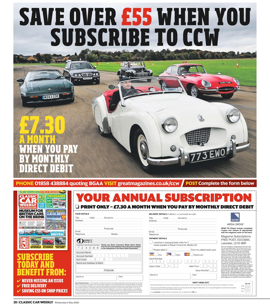 Classic Car Weekly Preview Pages