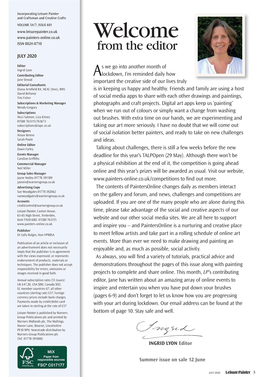 Leisure Painter & The Artist Preview Pages