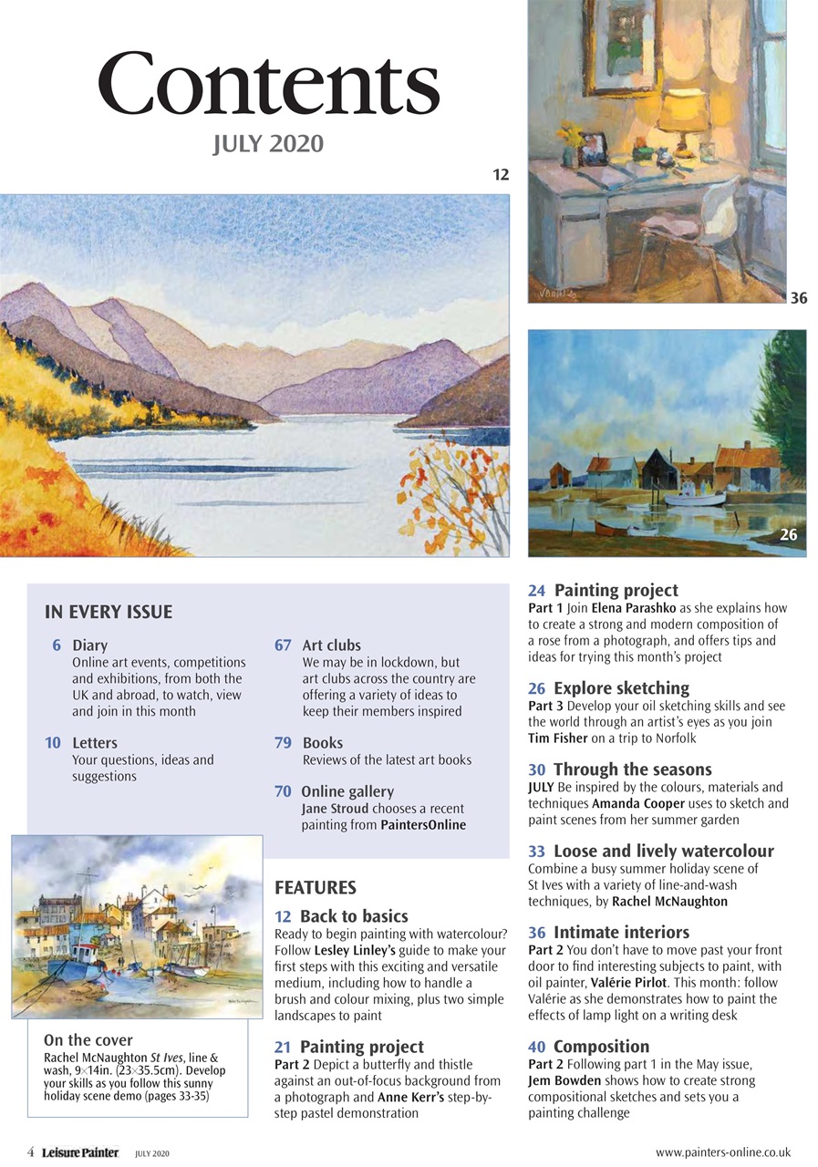 Leisure Painter & The Artist Preview Pages