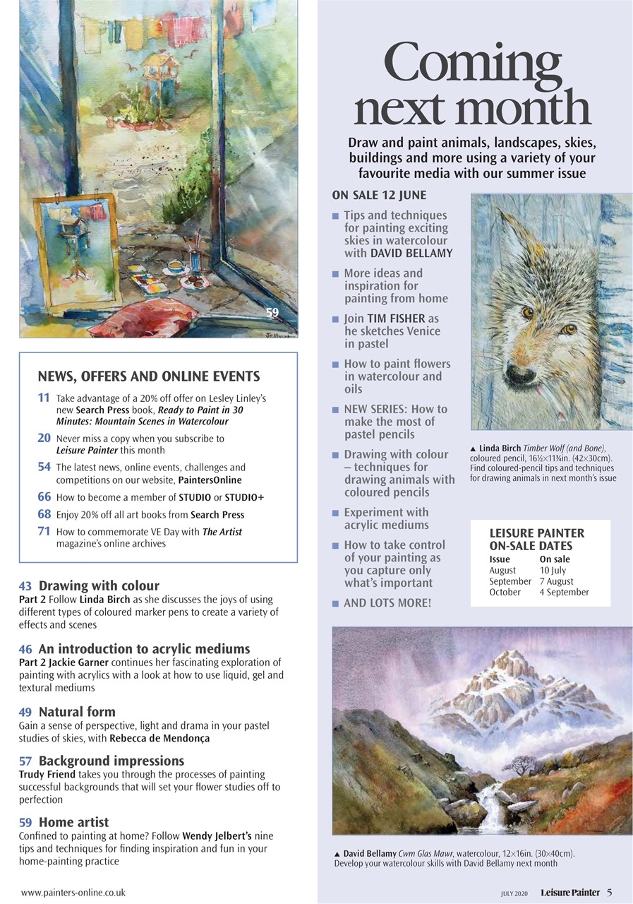 Leisure Painter & The Artist Preview Pages