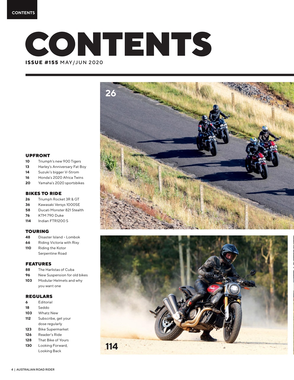 Australian Road Rider Preview Pages