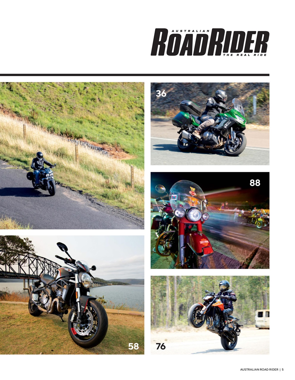 Australian Road Rider Preview Pages