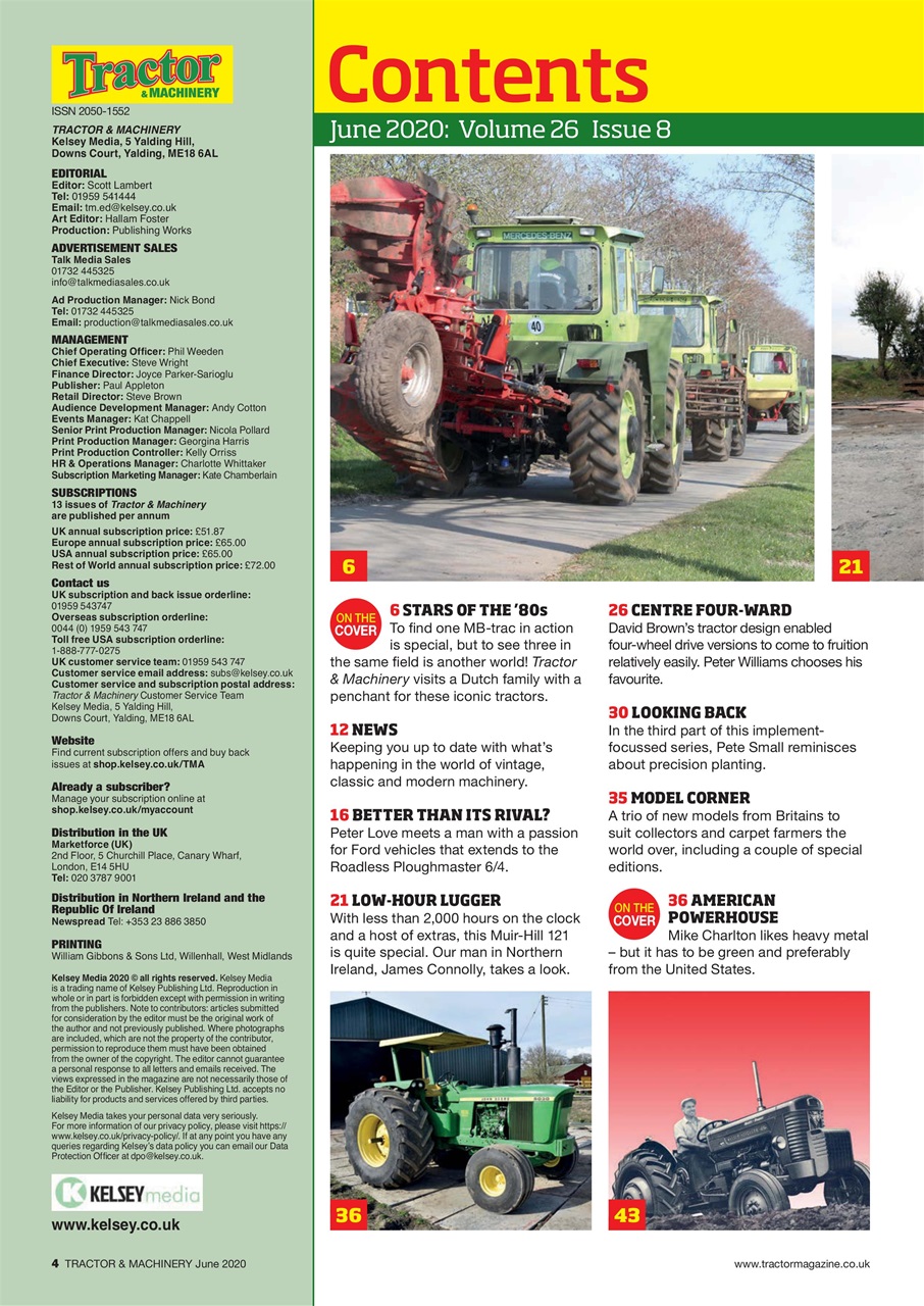 Tractor & Machinery Preview Pages