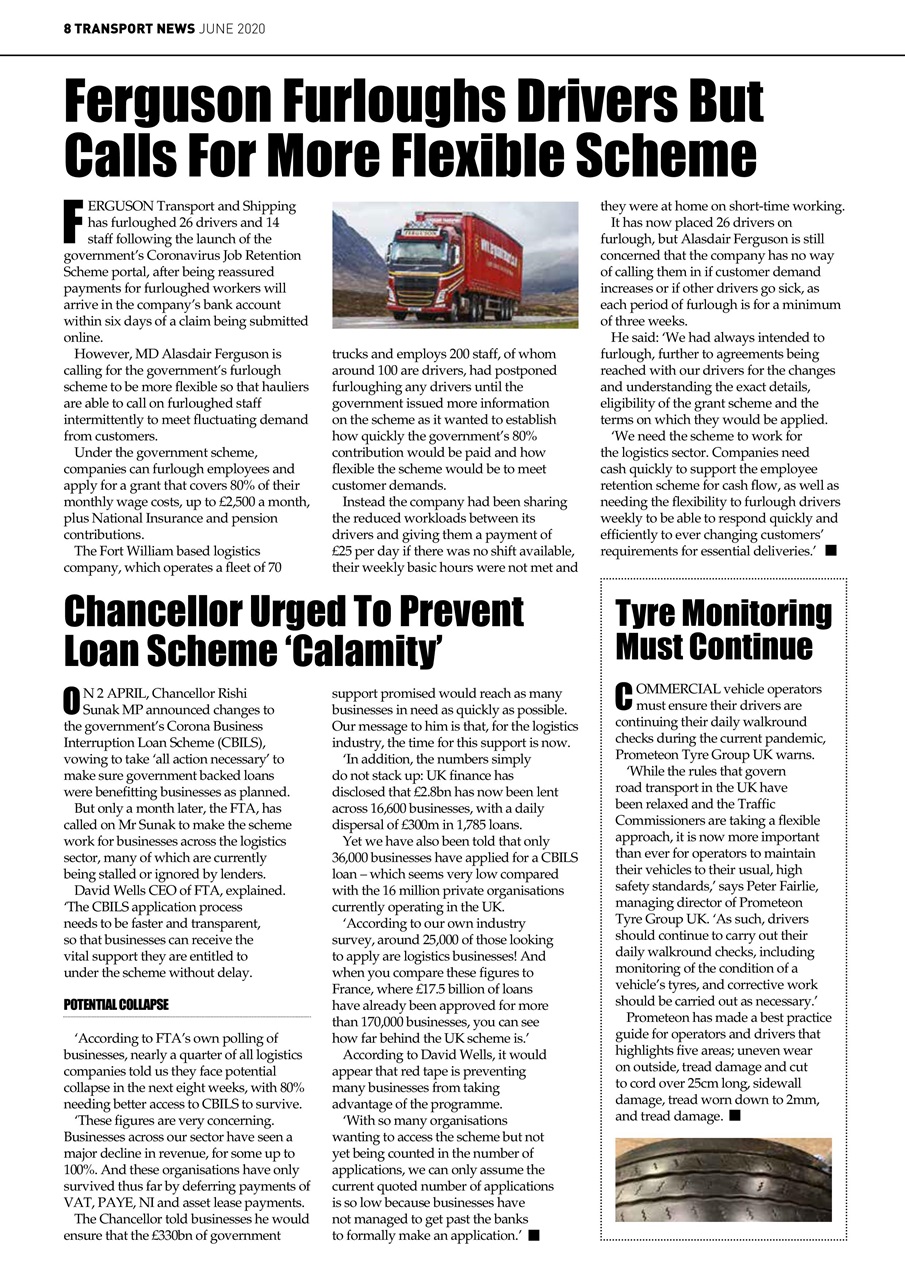 Transport News Preview Pages