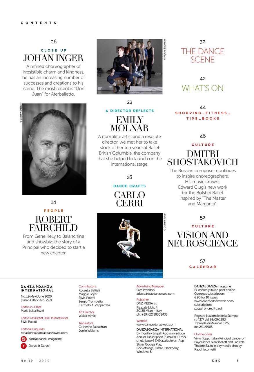 DANZA&DANZA International Preview Pages