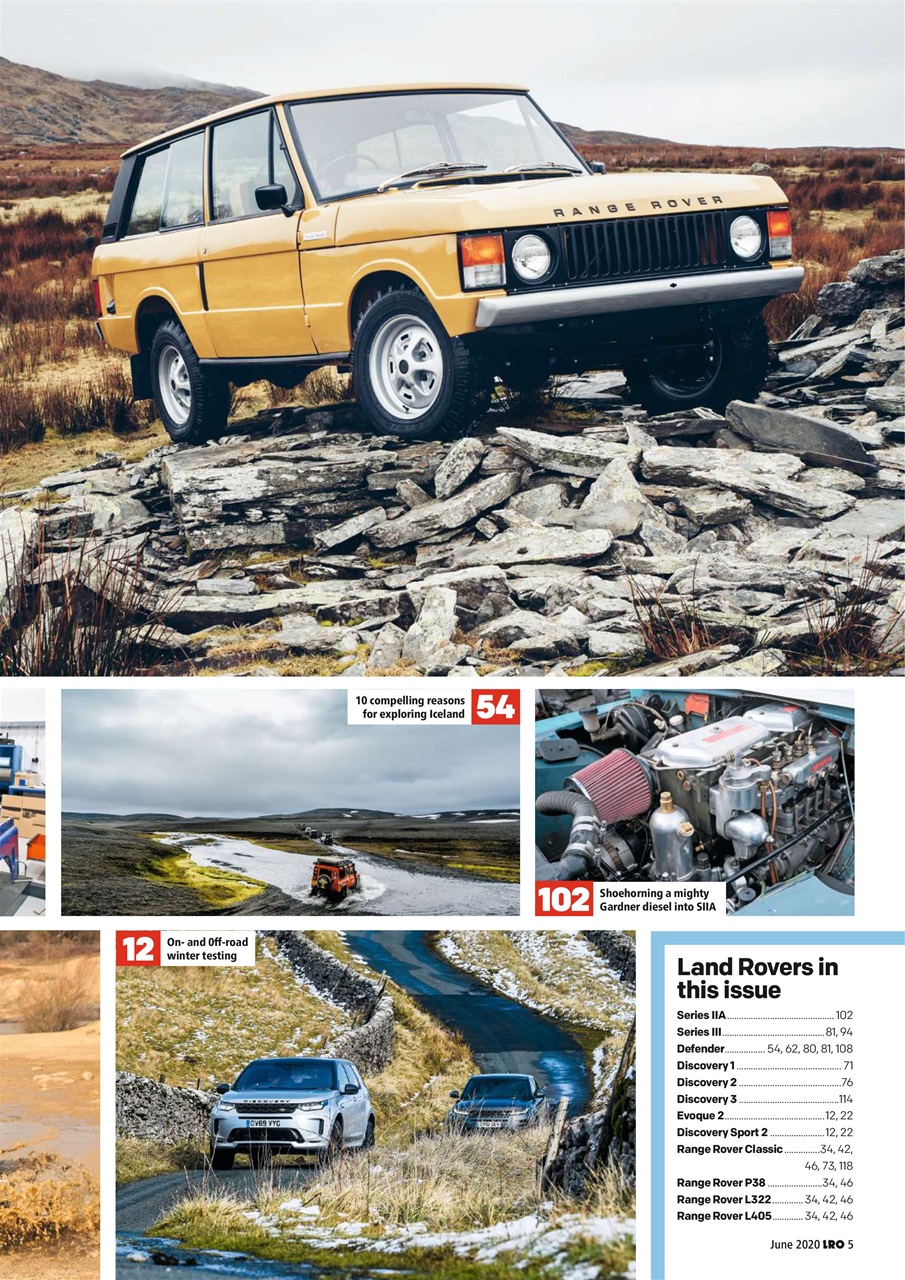 Land Rover Owner Preview Pages